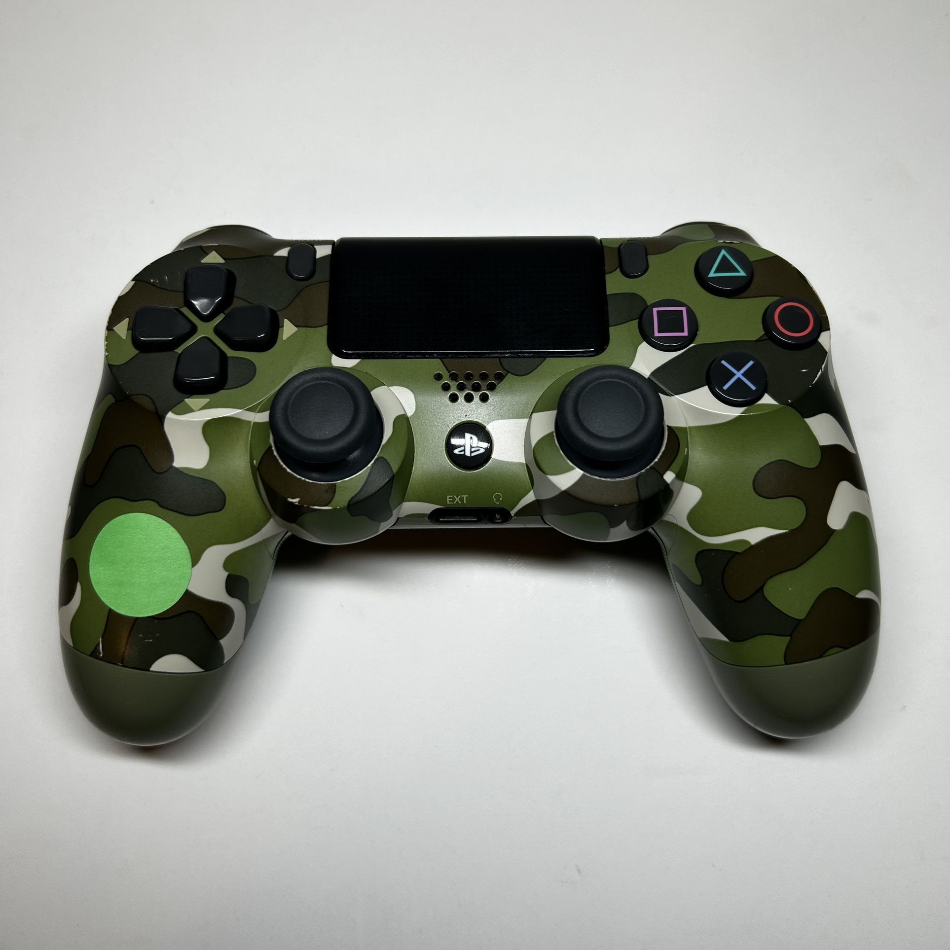 Sony PlayStation 4 PS4 Green Camo DualShock 4 Controller, TESTED & WORKING! Authentic