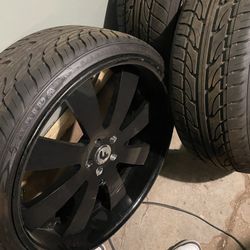 24” Forgiatos Brand New Tires