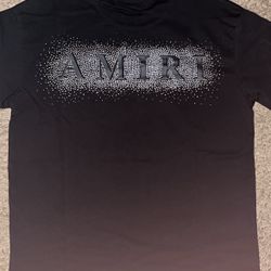 Black and Silver Amjri Tee 