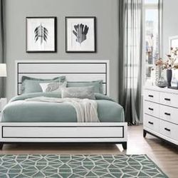 White Queen Bed