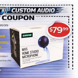 Shure MV5 Professional Home Or Studio Office USB Lighting Microphone Podcast Zoom 🚨 Payment Options Available 🚨 No Credit Needed 🚨 