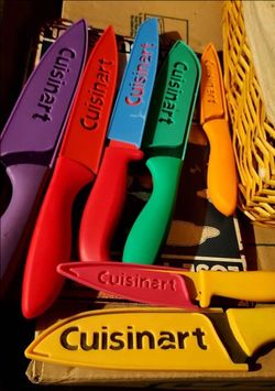 Cuisinart Colorful Kitchen Knife Set with Sheaths