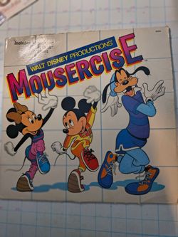 Walt Disney Productions Mousercise Vinyl Record