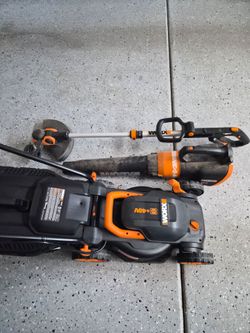 Worx Blower Trimmer, Mower
