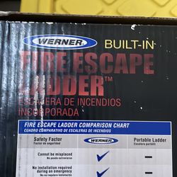 Fire escape ladders x 3 - new in box