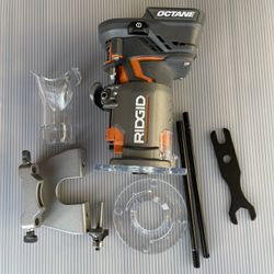 GOOD CONDITION RIDGID 18V Brushless Cordless Compact Router (Tool Only) NO BATTERY NO CHARGER