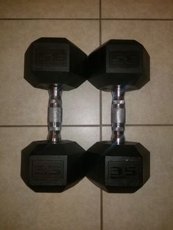 35Ibs Dumbells