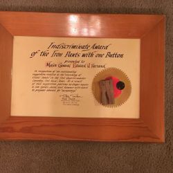 Military Award Major General E.G Farrand Fort Hood Texas