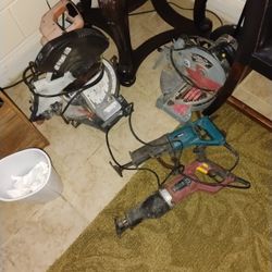 Have Four Power tools Two Miter Saws  Saw Saw  Great Condition