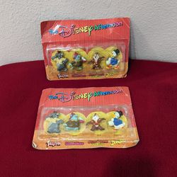 1991 THE DISNEY AFTERNOON FIGURES SET OF 4 KELLOGG'S TOY VINTAGE