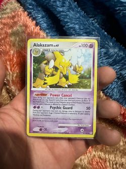 Pokemon Alakazam Holo Card 2007
