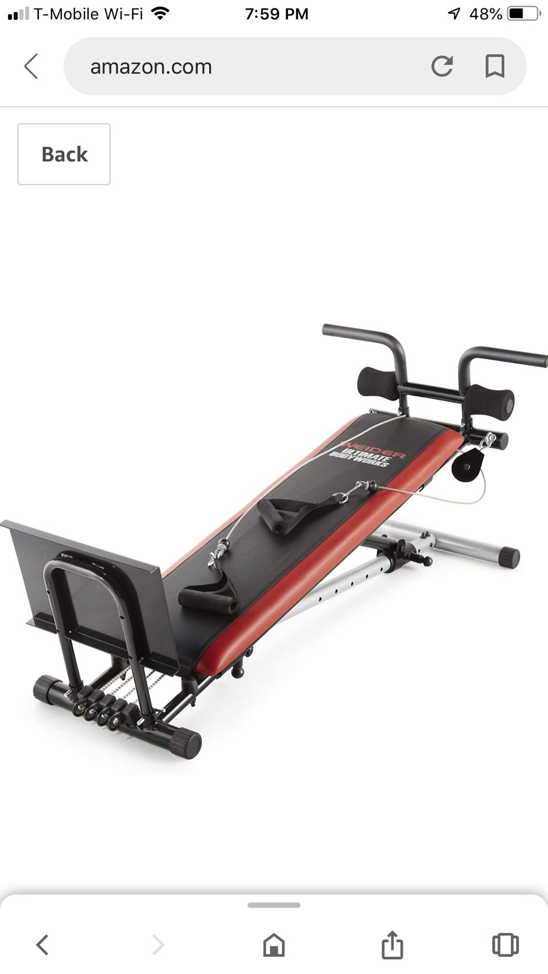 Weirder ultimate body works exercise machine/bench