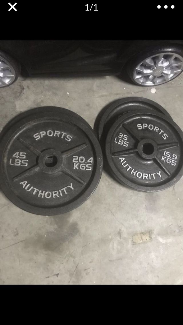 Sports authority weights