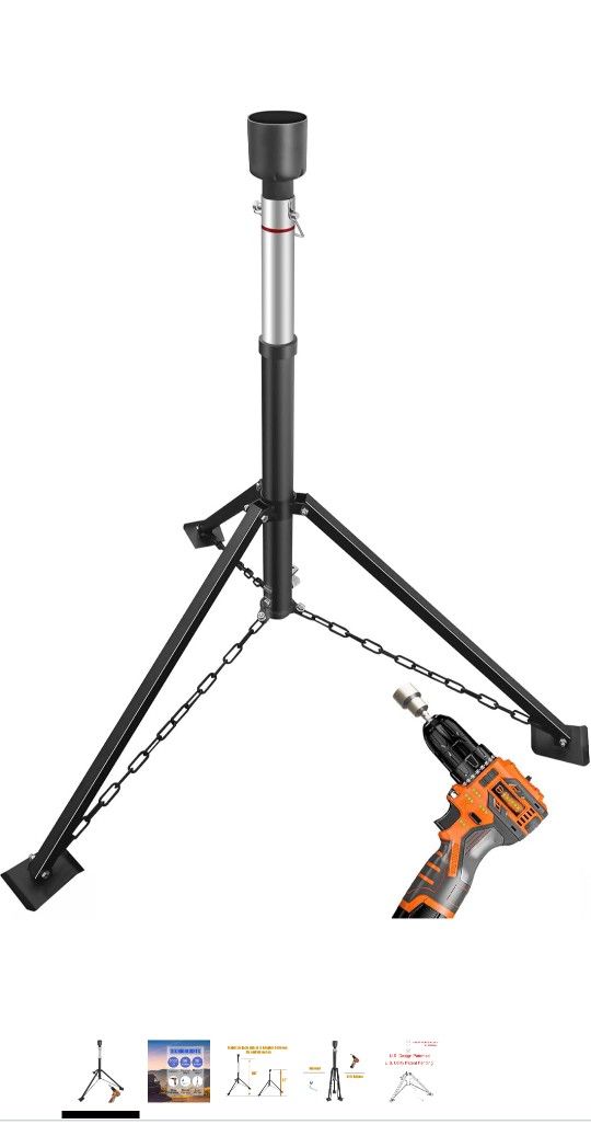 NIB King Pin Tripod Stabilizer Jack for 5th Wheel Trailer Rv,