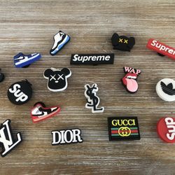 Designer Crocs Shoe Charms