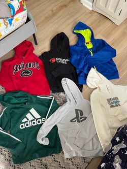 Boys medium sized hoodies take all