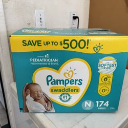 Pampers Swaddlers NB 174 Count