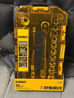 Dewalt 23 Piece 1/2” Drive Socket Set (NEW)