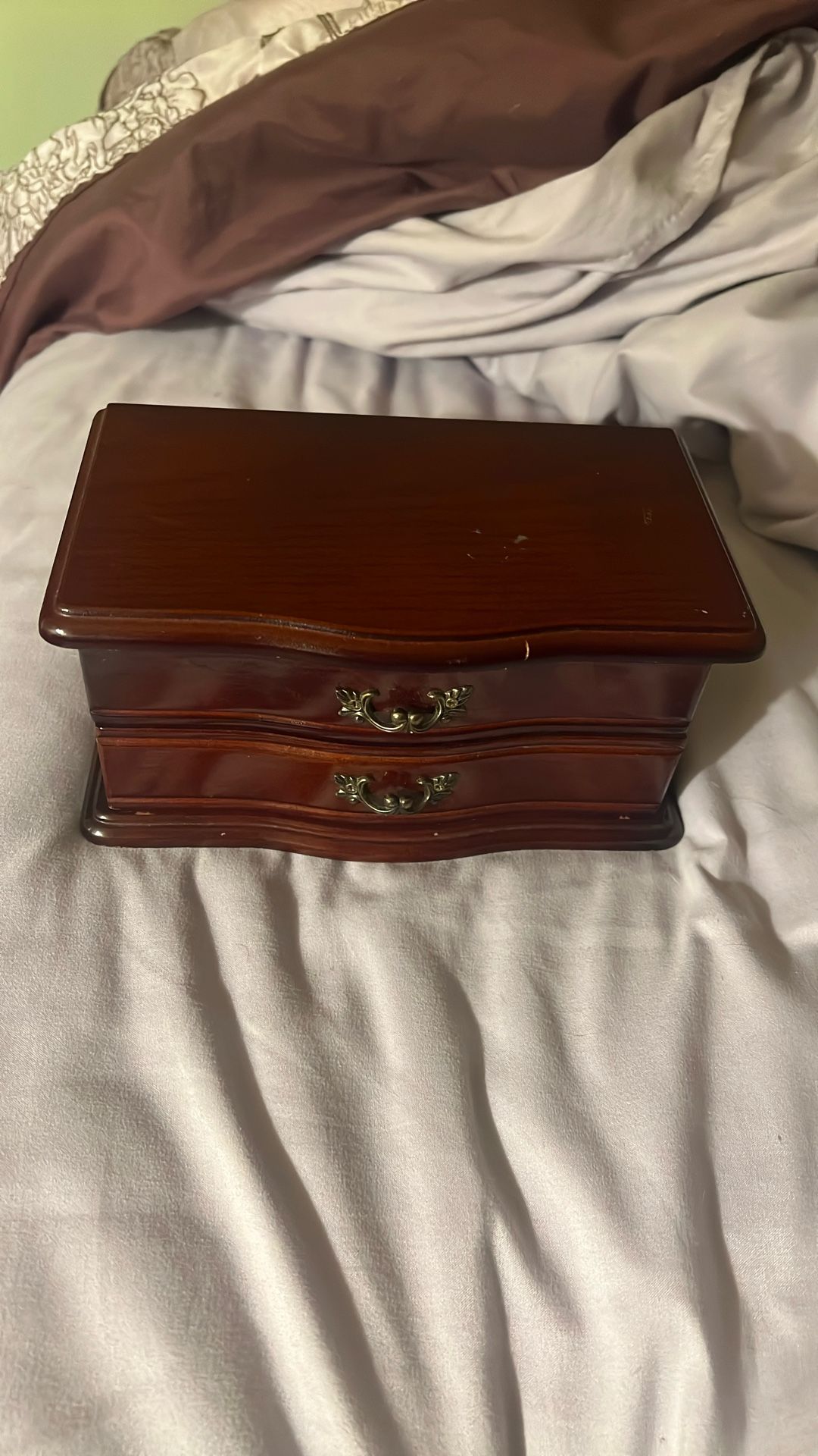 Small Wooden Jewelry Box