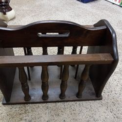 Old Tavern Pine Wood  Magazine Holder
