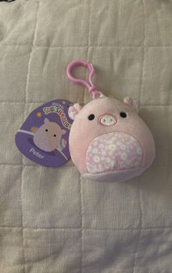 Squishmallows “Peter” Pig Keychain