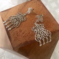 Sterling Silver pendant earrings