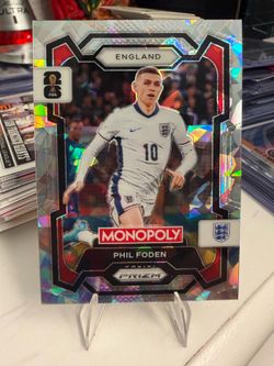 2026 Panini Monopoly Prizm World Cup Cracked Ice SSP #29 Phil Foden