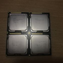 Four Intel Coleron G530s