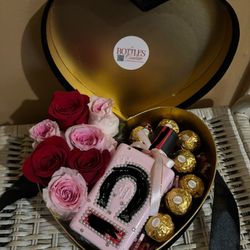 Valentine’s Day Heart Box Arrangement 