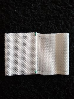 Handmade Crisp White Woven Mesh Cuff Bracelet - Boho Fiber Art