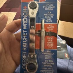 Offset Ratchet Wrench 