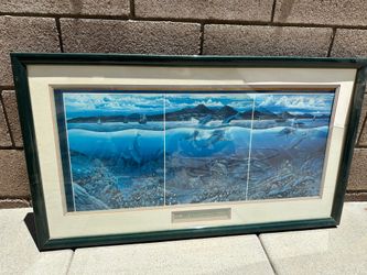 Robert Lyn Nelson whale print signed