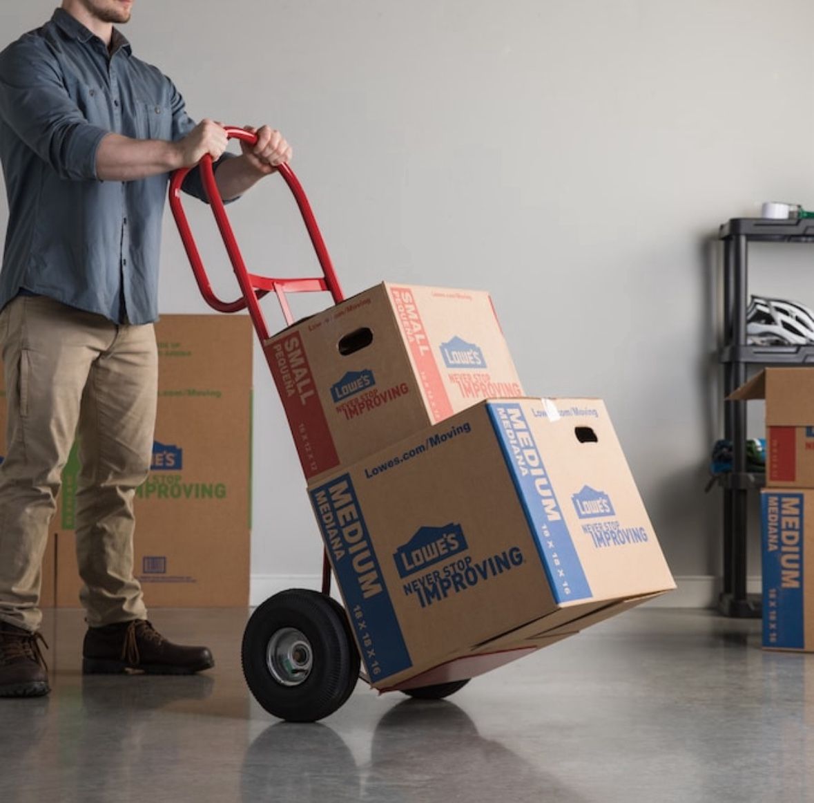 Milwaukee 800-lb Capacity 2-Wheel Red Steel Heavy Duty Hand Truck