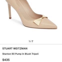 Stuart Weitzman Stanton 90 Pump in Blush Tripoli