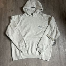 Essentials Hoodie Light Oatmeal Light grey
