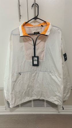 DKNY Lightweight Rain Jacket / Windbreaker – White– NEW