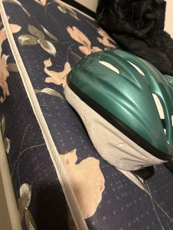 Set of 2 Green Bicycle Helmets – Size Small/Medium (S/M)