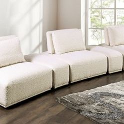 Brand New Beige Modern Style Modular Sofa Set 