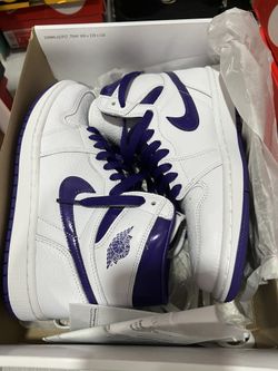 Jordan 1 Court Purple White 7.5 W