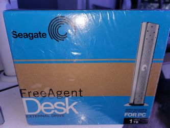 Seagate Hard Drive External 1 Tb Brand New In Sealed Box