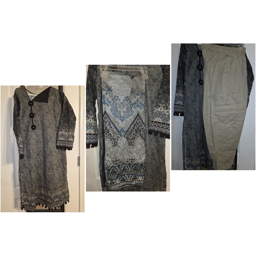 Lawn 3 Piece Shalwar Kameez Suit
