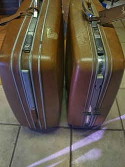 Vintage Samsonite Luggage Hard Shell 2pc