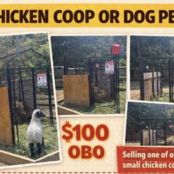 Chicken Coop Or Dog Pen For Sale