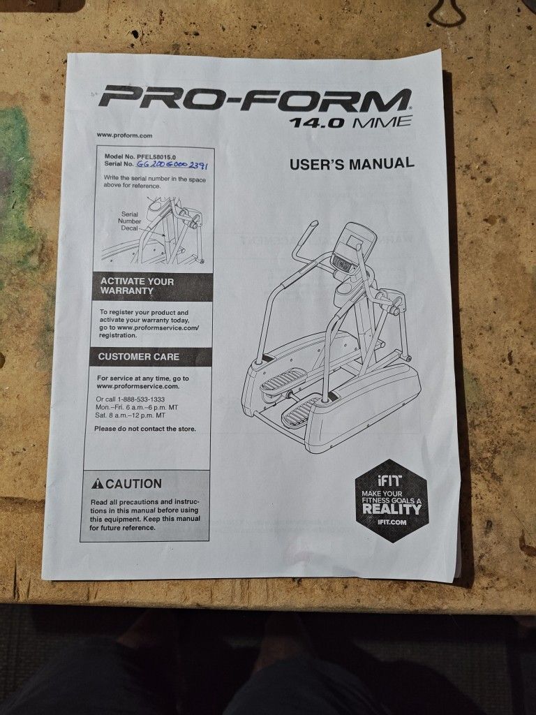 Proform
Ellipticals