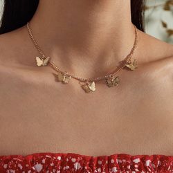 Golden chain with butterfly designs 🦋