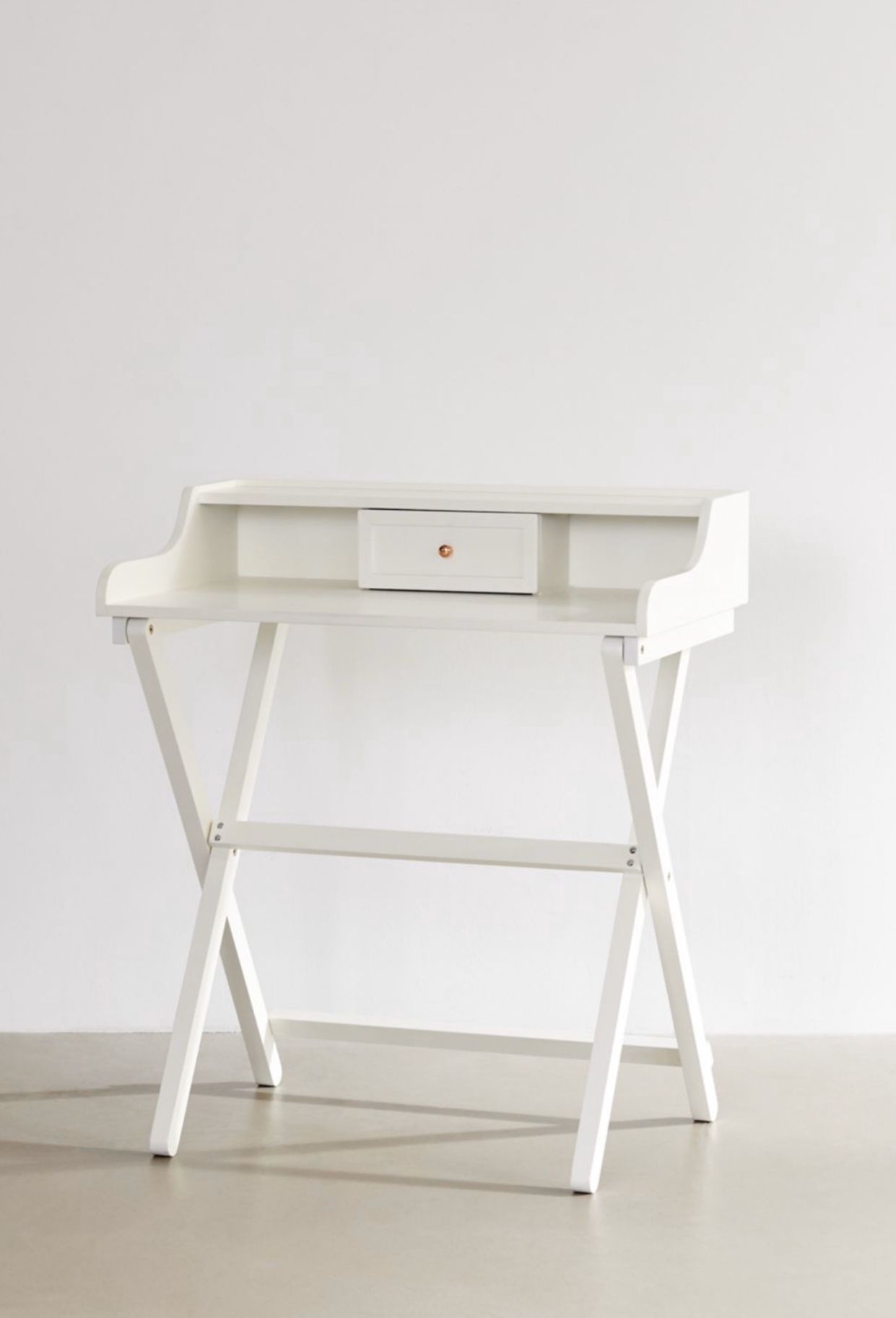 White Folding Desk