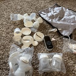 Baby buddha Breast Pump With All The Accessories In The Photo