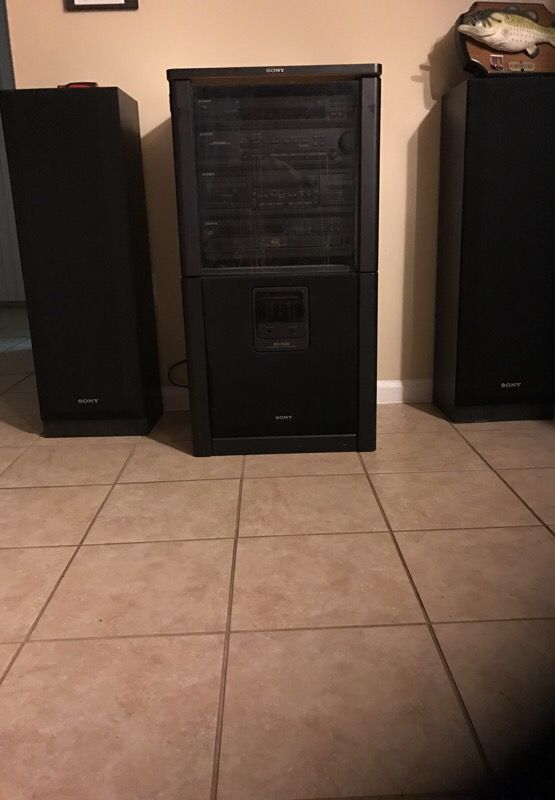 SONY SEN-R5420 Remote Controlled Hi-Fidelity Stereo System