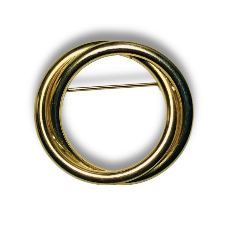 Elegant Vintages Gold Brooch