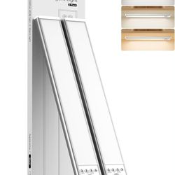 2pack (16 inches)2500mAh Battery Operated Closet Lights Rechargeable Lamp, Magnetic Under Counter Night Lights Used in Cabinet 